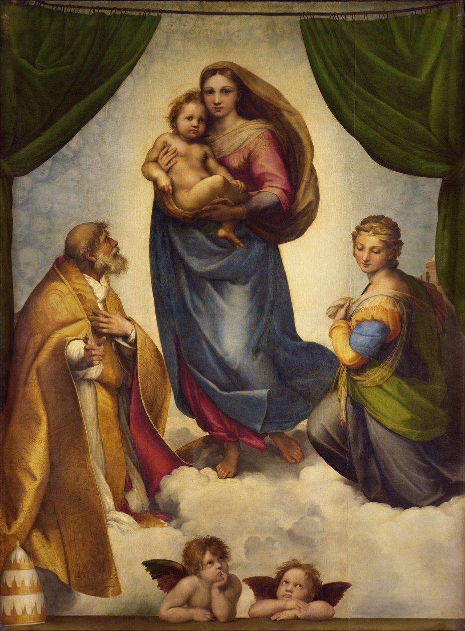 La Madonna Sistina da Raphael