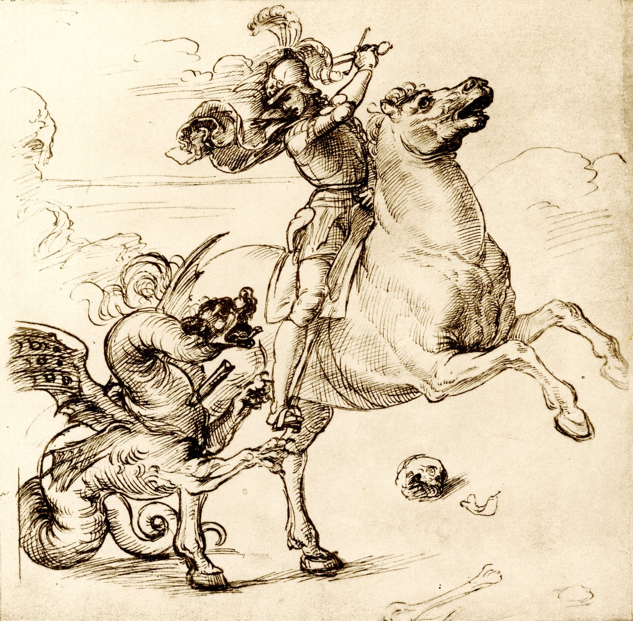 San Giorgio con la spada da Raffaello Sanzio Raphael