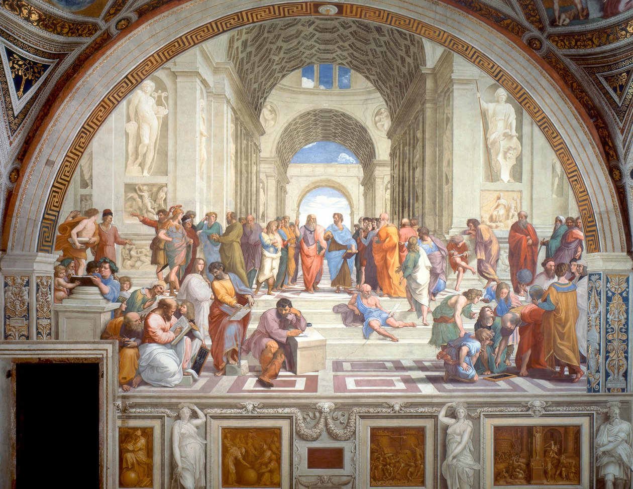 La scuola di Atene, 1509-1511 da Raphael