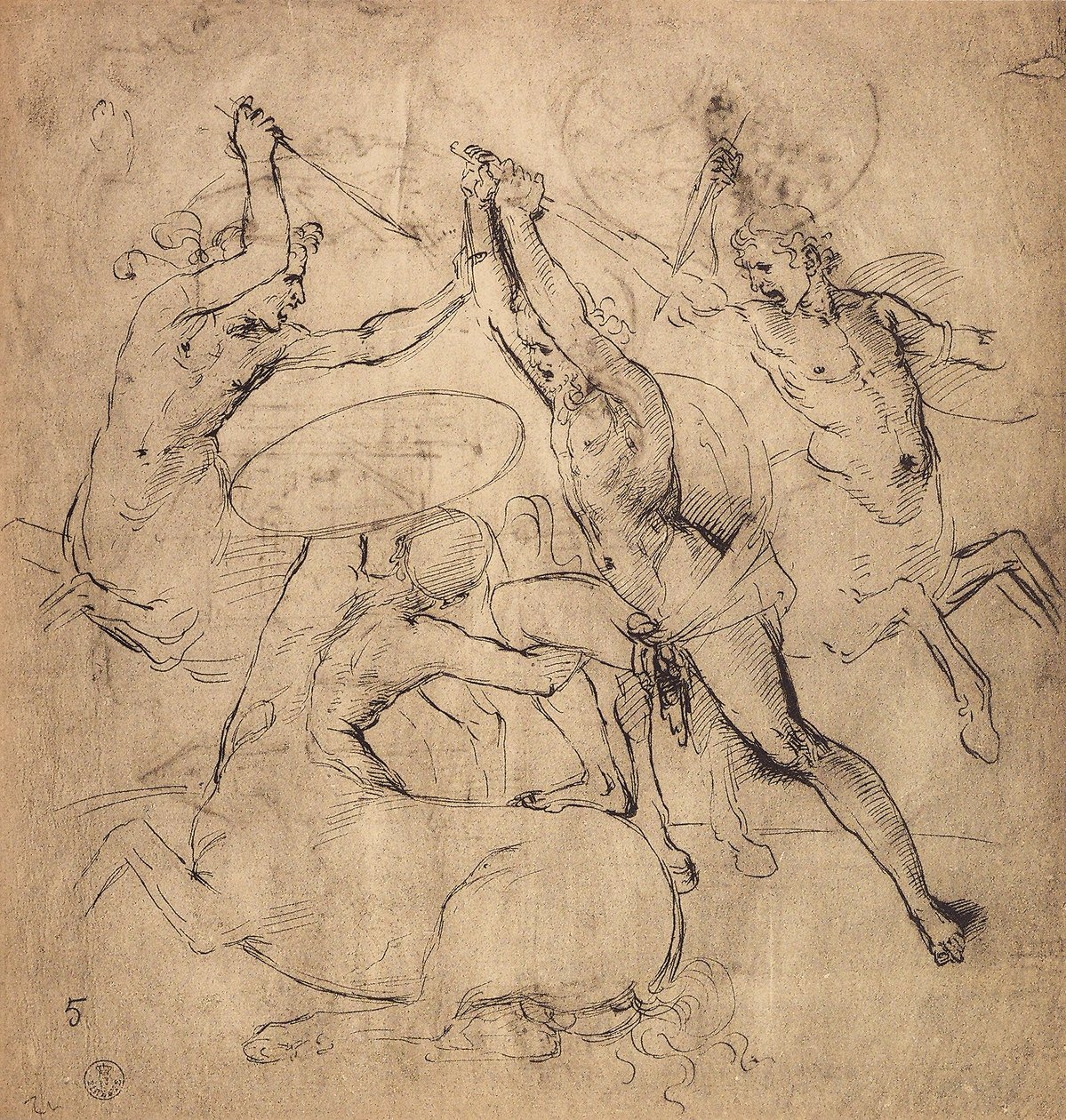 Ercole uccide il centauro da Raffaello Sanzio Raphael