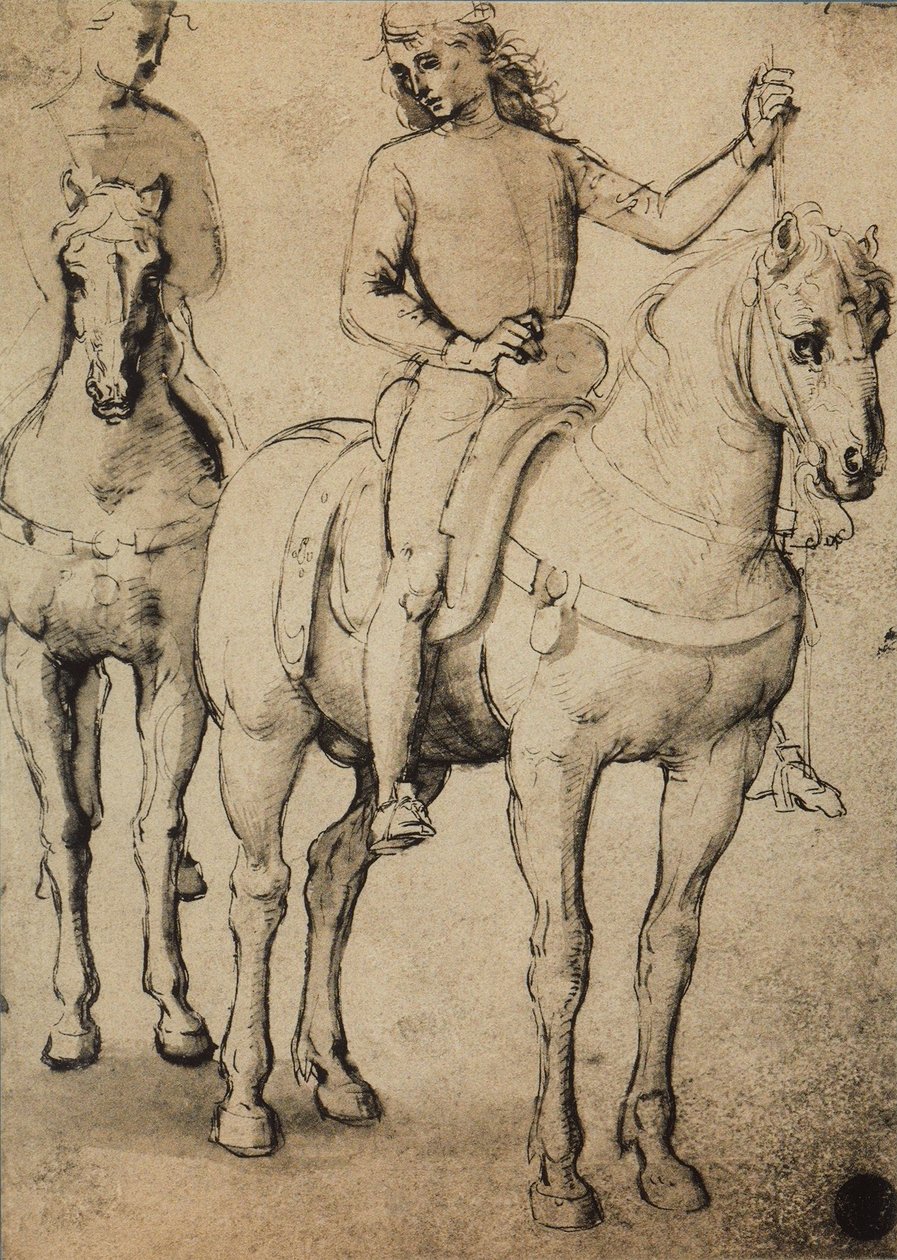 Uomini a cavallo da Raffaello Sanzio Raphael
