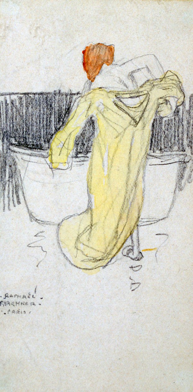 Donna dai capelli rossi ... nel bagno da Raphael Kirchner