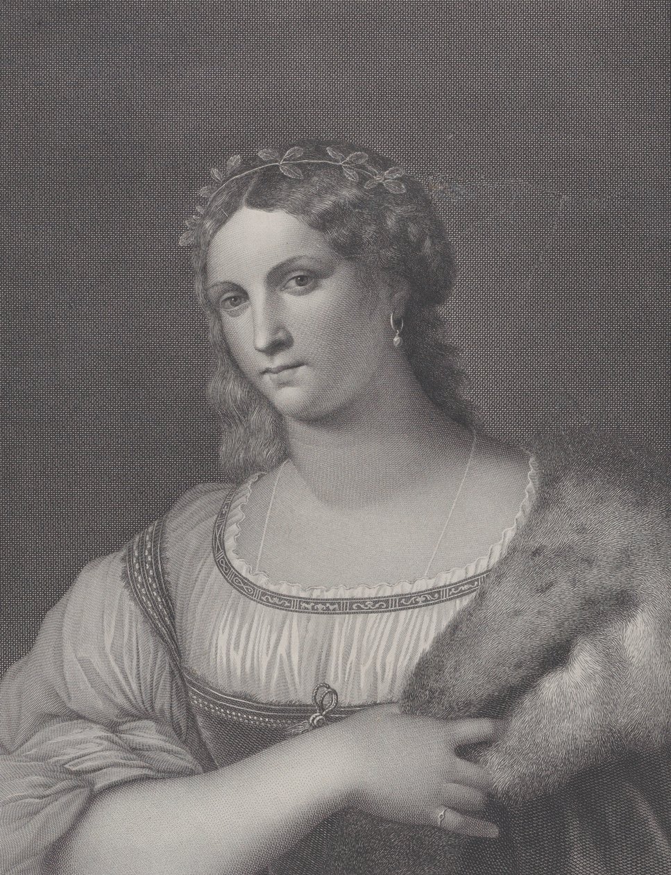 La Fornarina da Raphael Morghen
