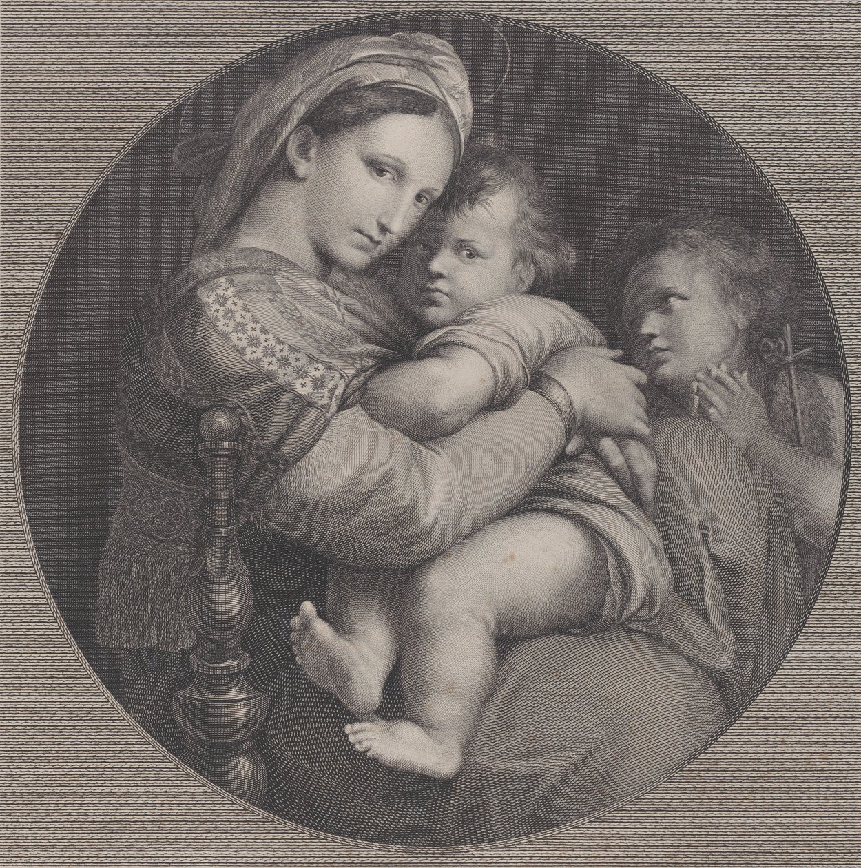 Madonna della sedia da Raphael Morghen
