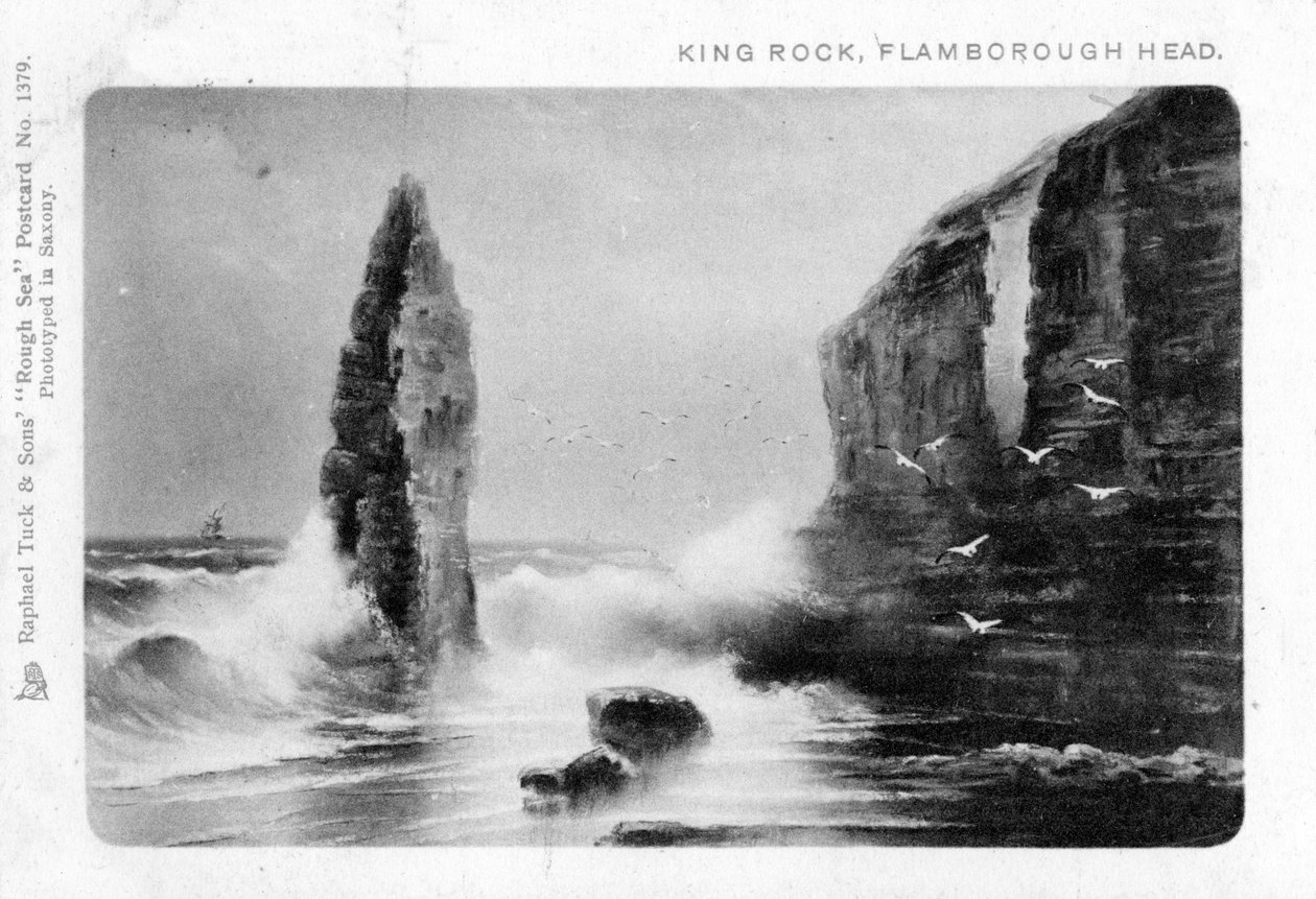 King Rock, Flamborough Head, East Riding, Yorkshire da Raphael Tuck