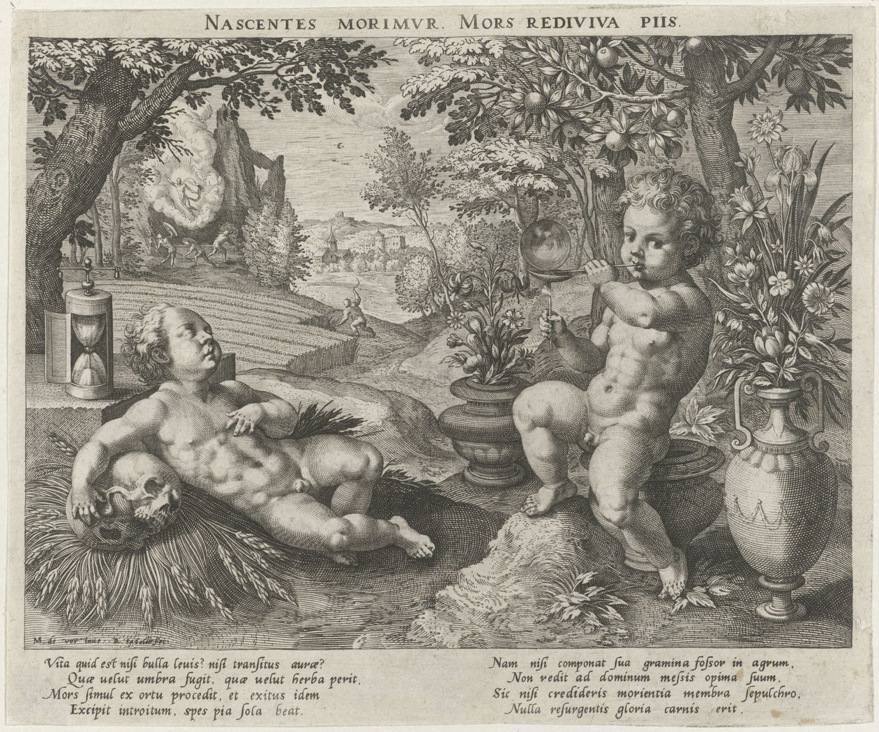Allegoria della transitorietà da Raphaël Sadeler (I)