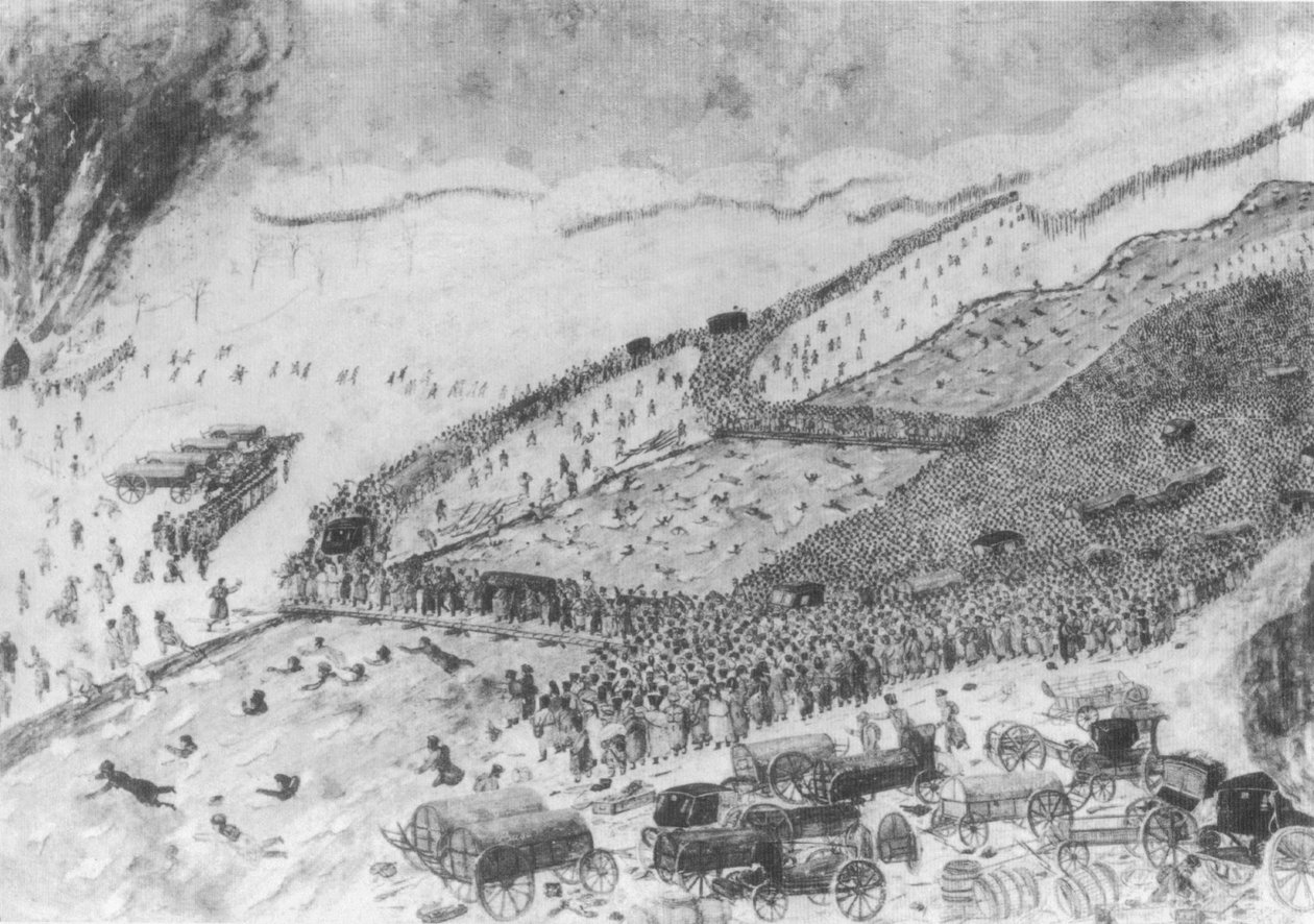 Il passaggio della Beresina, 26 novembre 1812 da Raymond Fournier Sarloveze