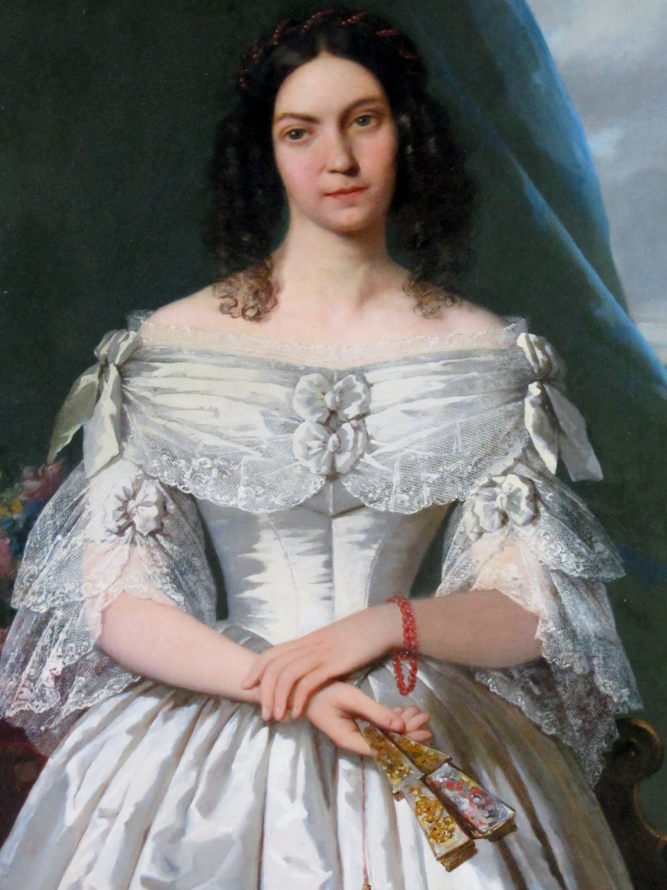 Dama del Perù da Raymond Auguste Quinsac Monvoisin