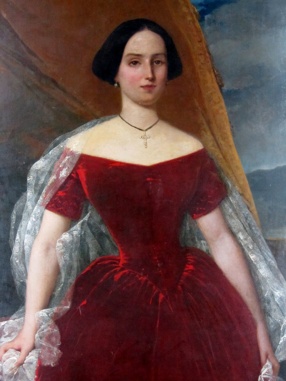 Sorella García-Huidobro Luco (dettaglio) da Raymond Auguste Quinsac Monvoisin