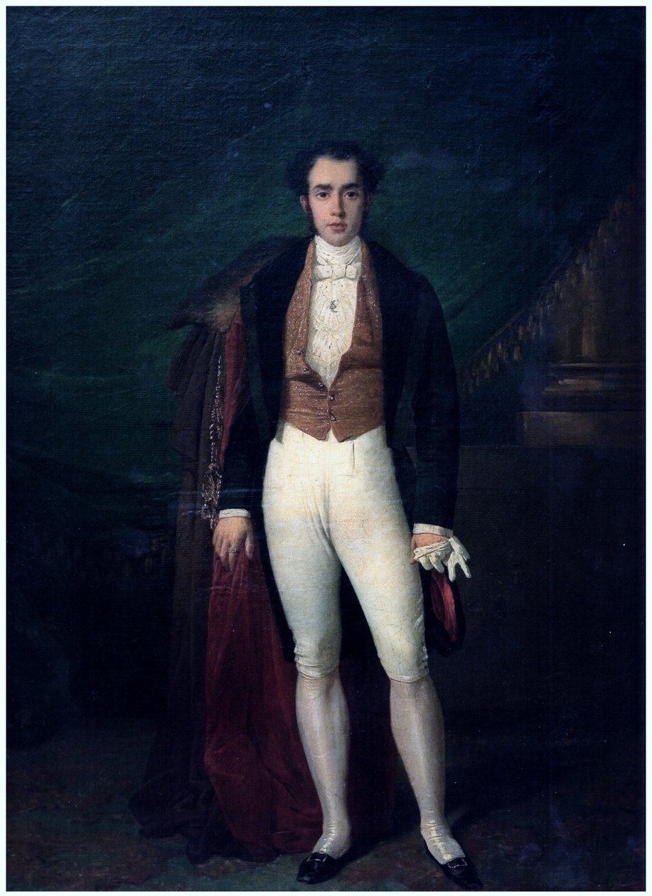 Ritratto di José Manuel Ramirez Rosales da Raymond Quinsac Monvoisin