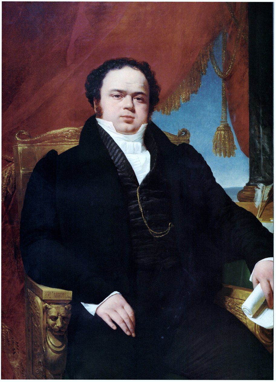 Ritratto di don Mariano Egaña da Raymond Auguste Quinsac Monvoisin