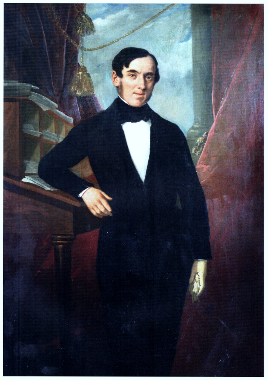 Ritratto di don Rafael Garmendia Luco da Raymond Auguste Quinsac Monvoisin