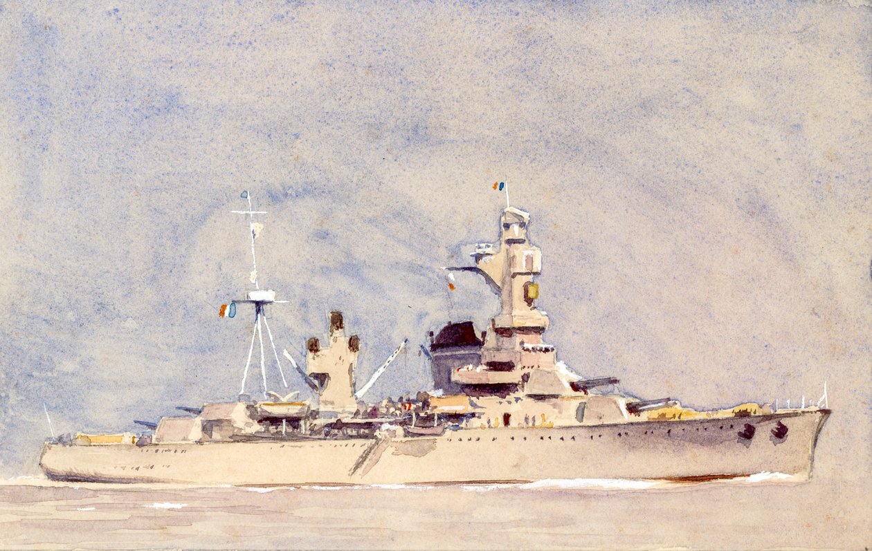 Corazza francese, 1900 circa (gouache su carta) da Raymond Bonnefon