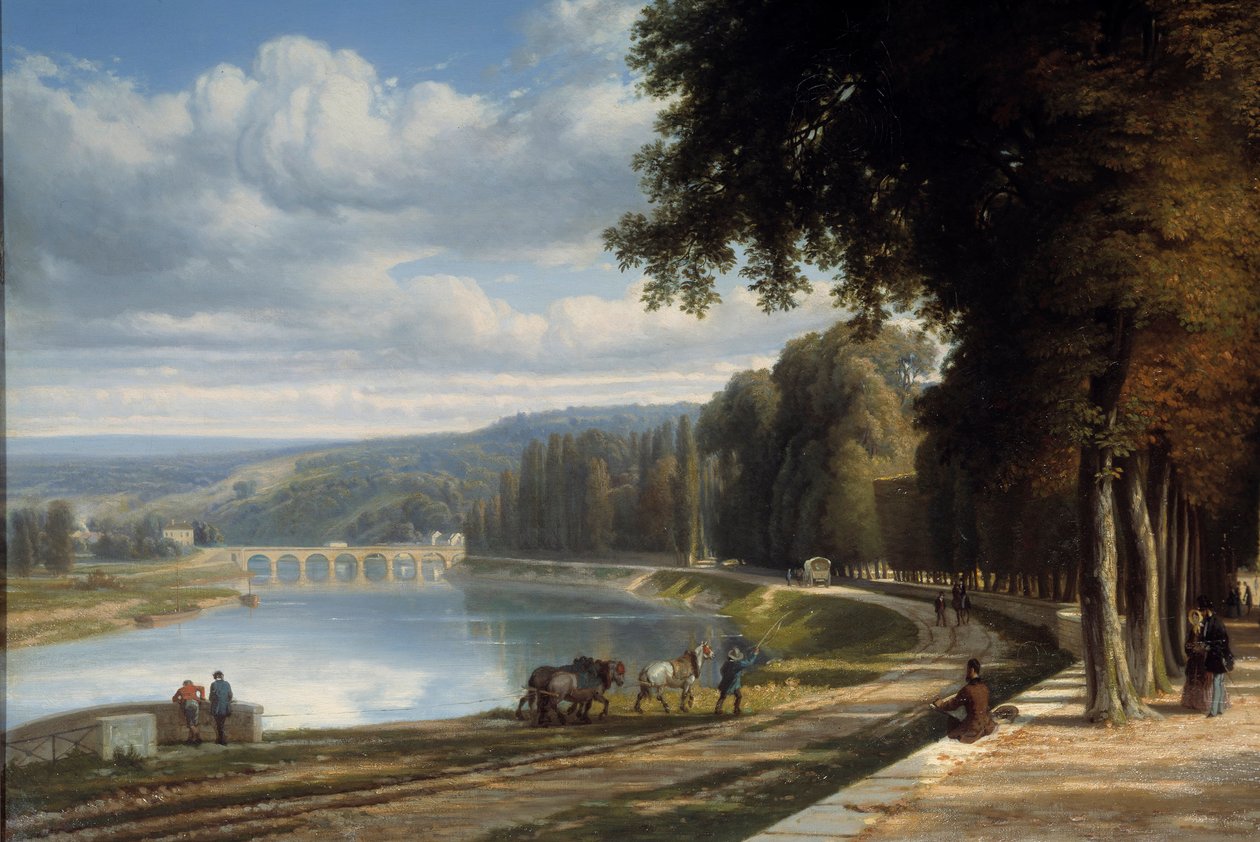 Passeggiata al Parc de Saint Cloud (dettaglio) da Raymond Esbrat