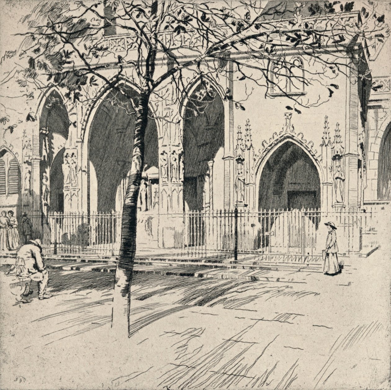 Facciata della Chiesa di St Germain-l