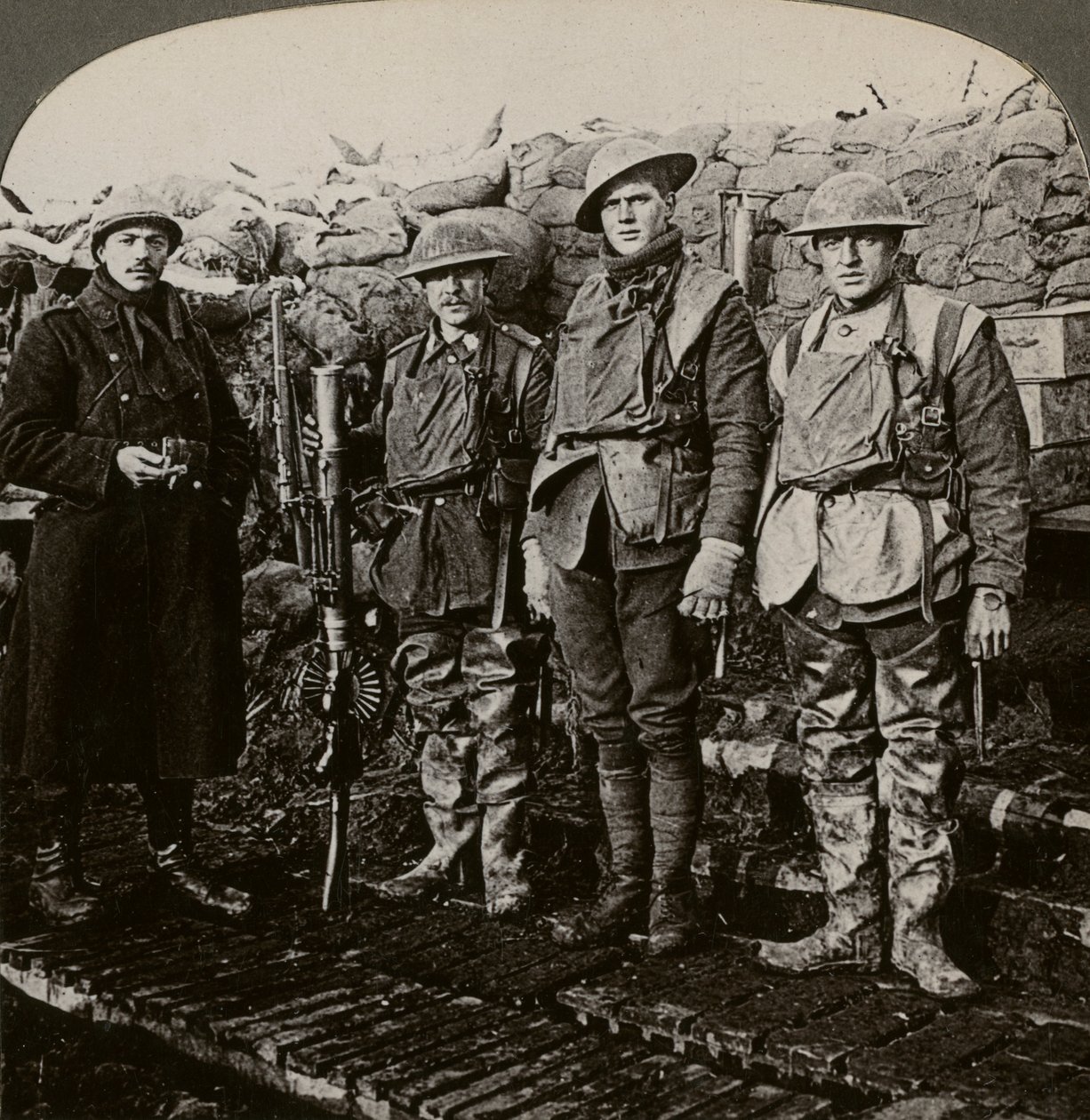 Mitraglieri Lewis, Hollebeke, Belgio, Prima Guerra Mondiale da Realistic Travels Publishers