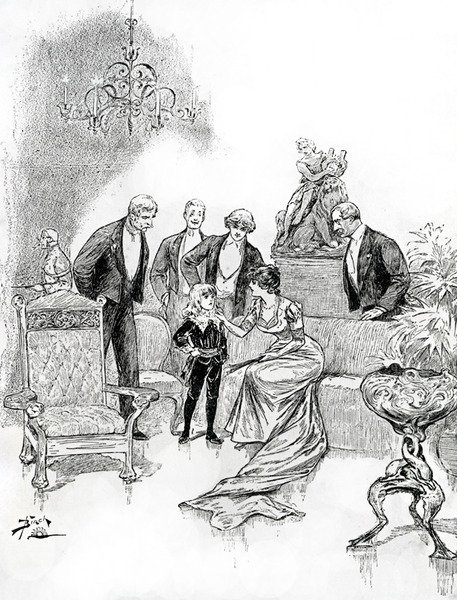 Illustrazione per Il piccolo Lord Fauntleroy (incisione) da Reginald Bathurst Birch
