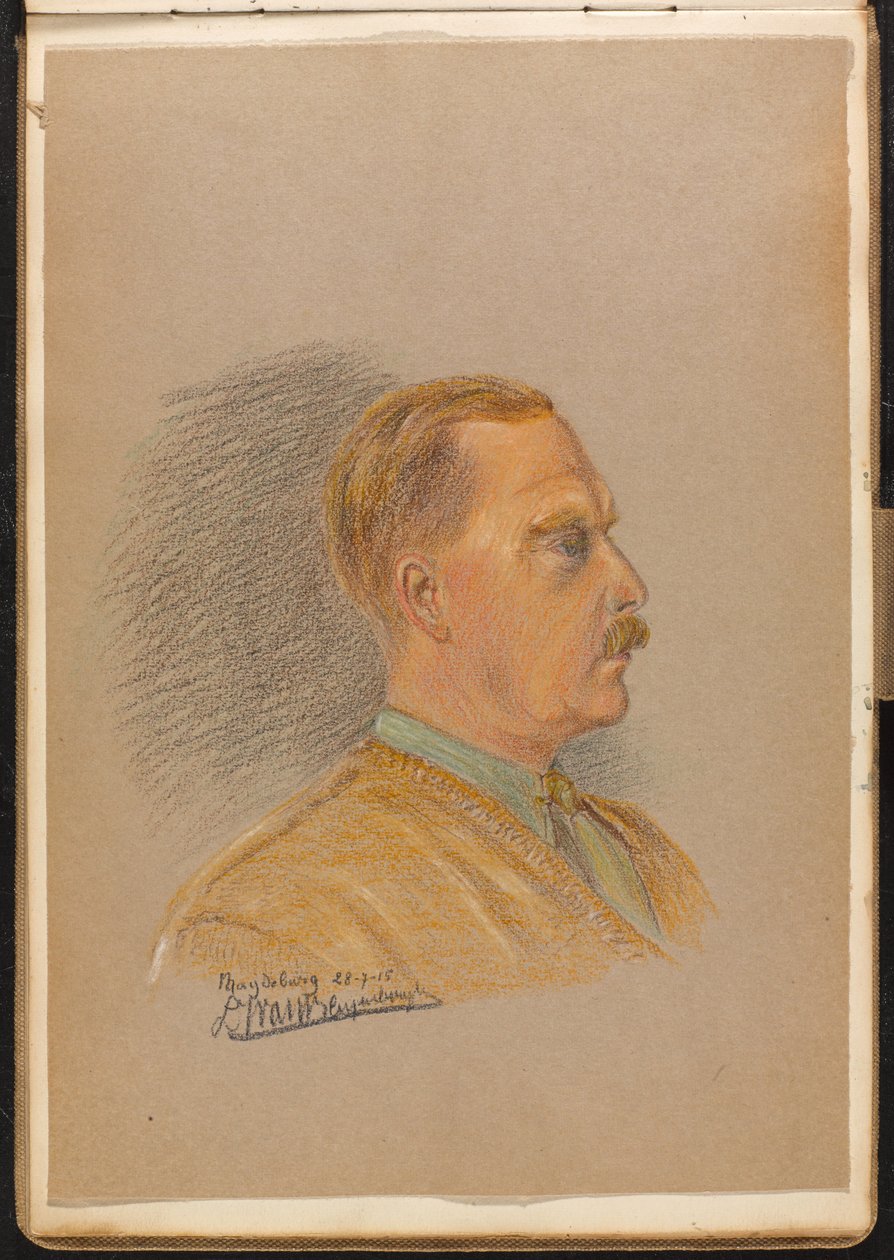 Ritratto di un ufficiale britannico, luglio 1915 da Reginald Copleston Bond