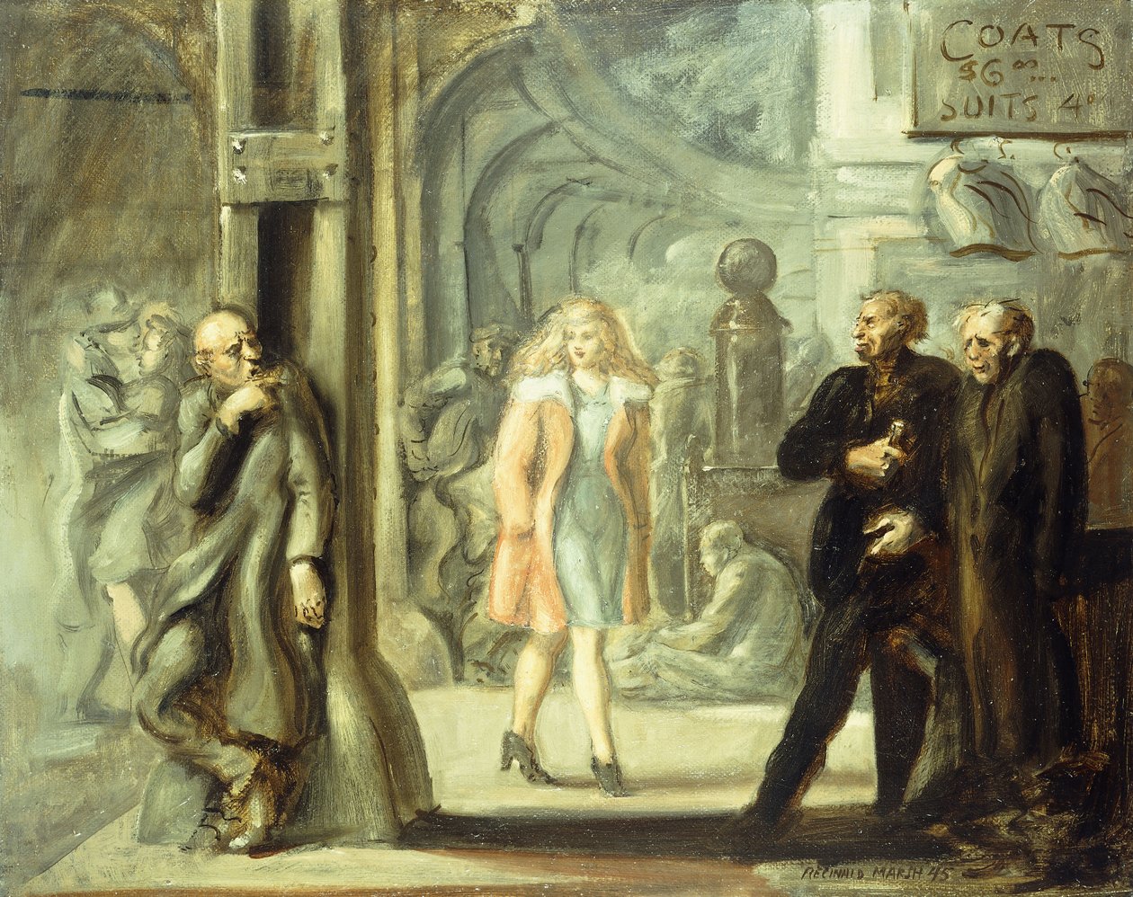 Scena Bowery da Reginald Marsh