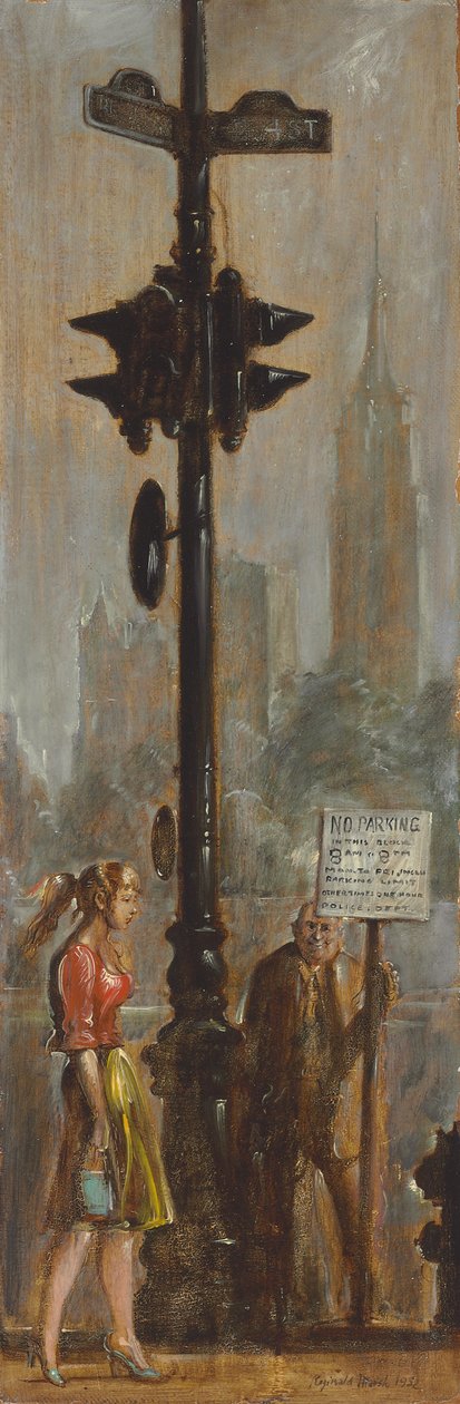 Broadway e 14a strada da Reginald Marsh