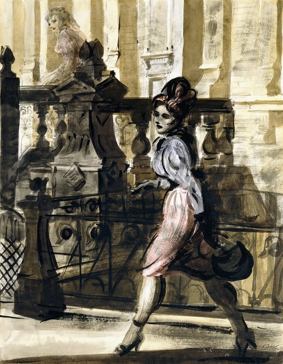 Passeggiata in centro da Reginald Marsh