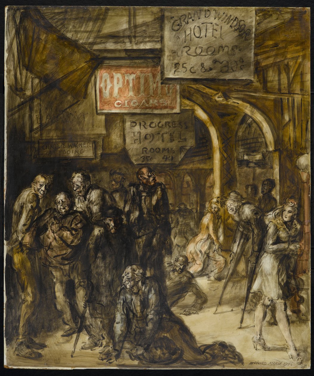Albergo Grand Windsor da Reginald Marsh
