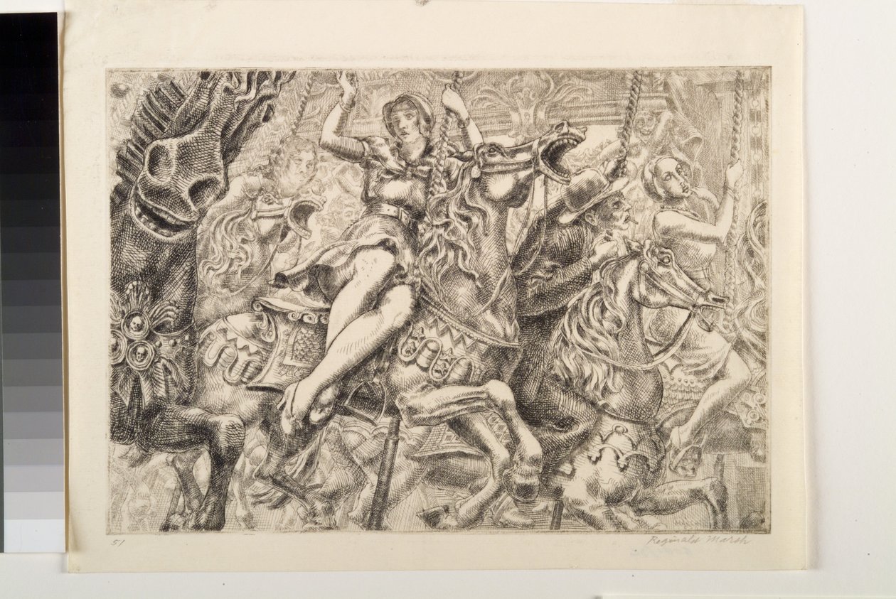 Giostra (acquaforte) da Reginald Marsh