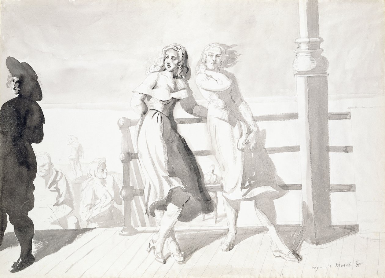 Sul lungomare da Reginald Marsh