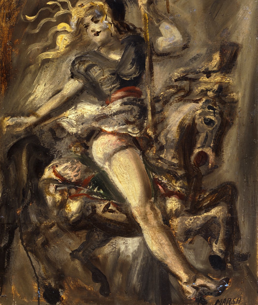 Sulla giostra da Reginald Marsh