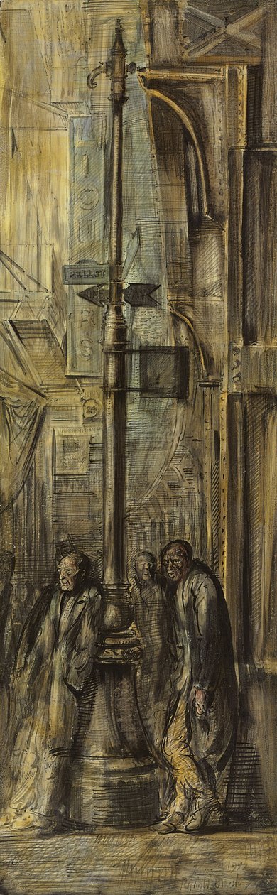 La Bowery a Pell Street da Reginald Marsh