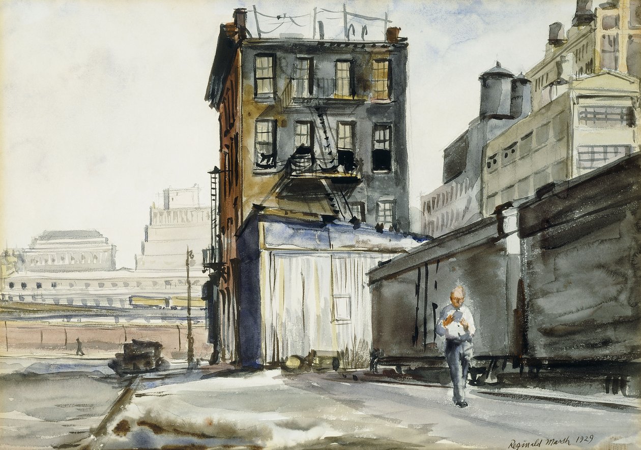 Cantieri ferroviari, New York da Reginald Marsh