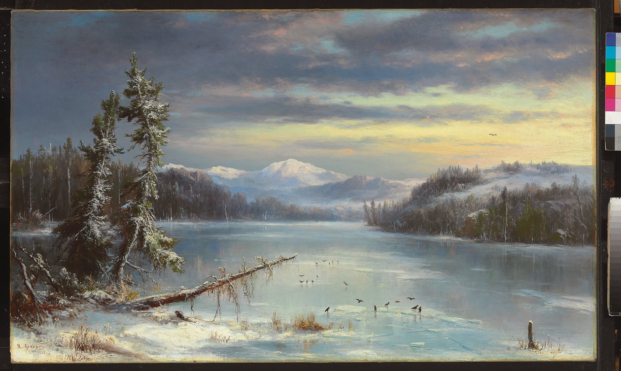 Paesaggio innevato da Regis Francis Gignoux