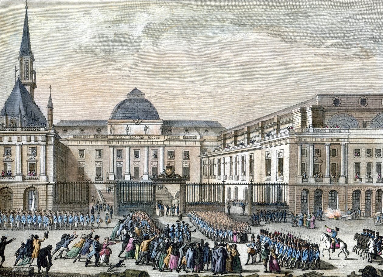Bailly al Parlamento di Parigi. 1794-1804 da Reiner Vinkeles