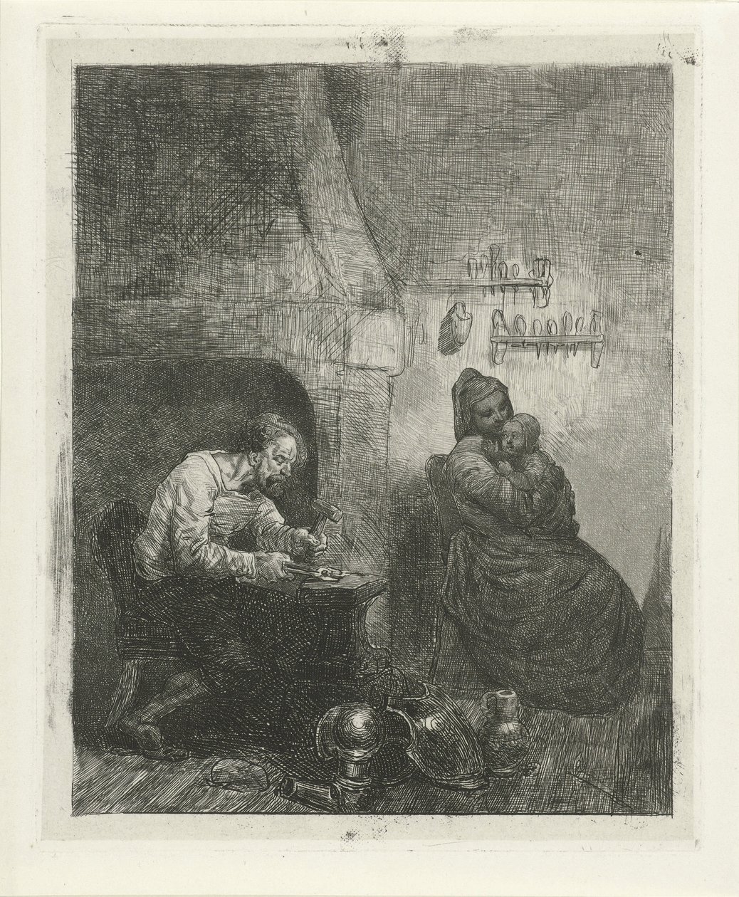 Fabbro al lavoro da Reinier Craeyvanger