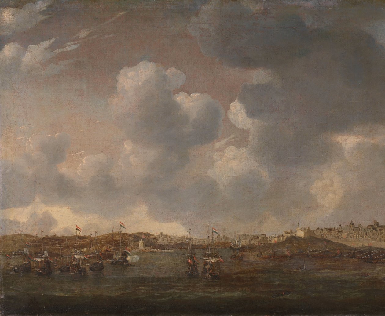 Veduta di Salee, Marocco da Reinier Nooms (signed by artist)