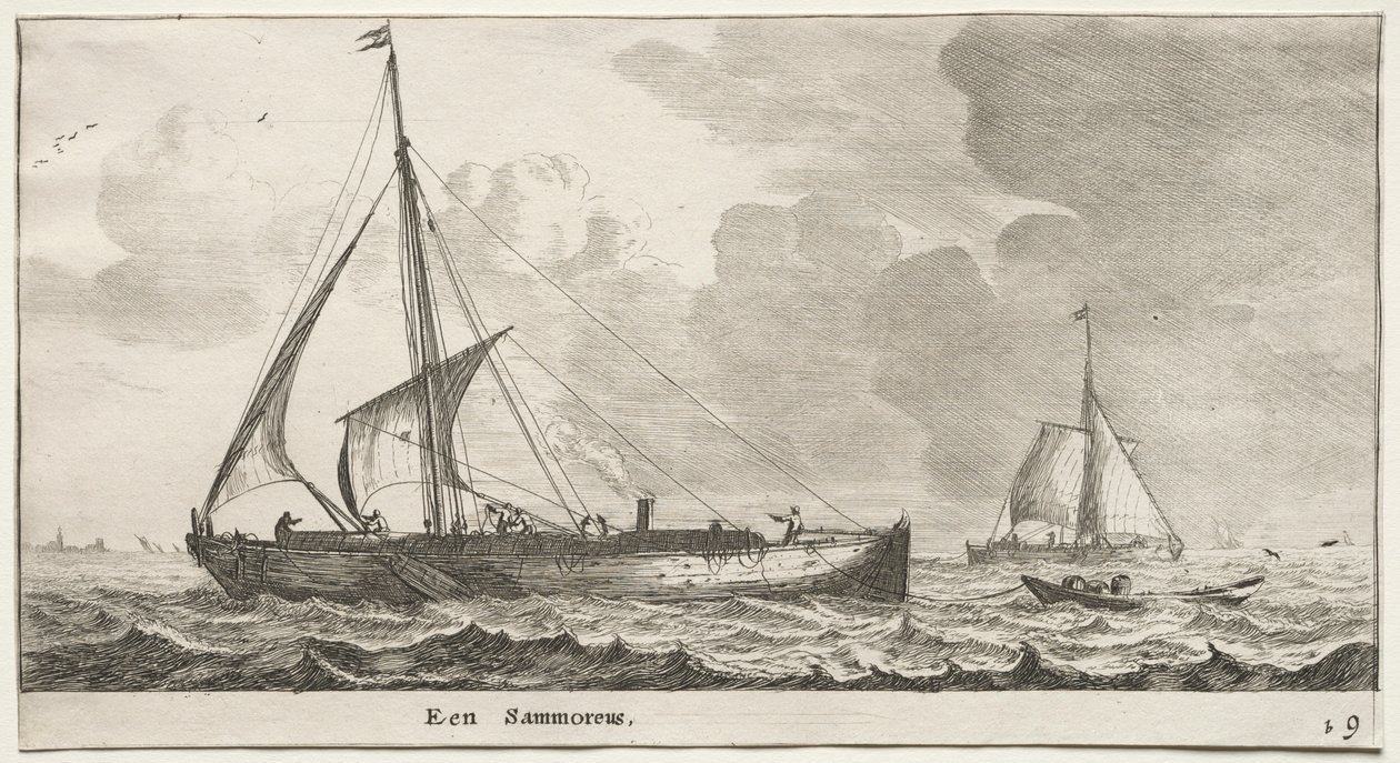 Navi di Amsterdam: Un mercantile da Reinier Nooms