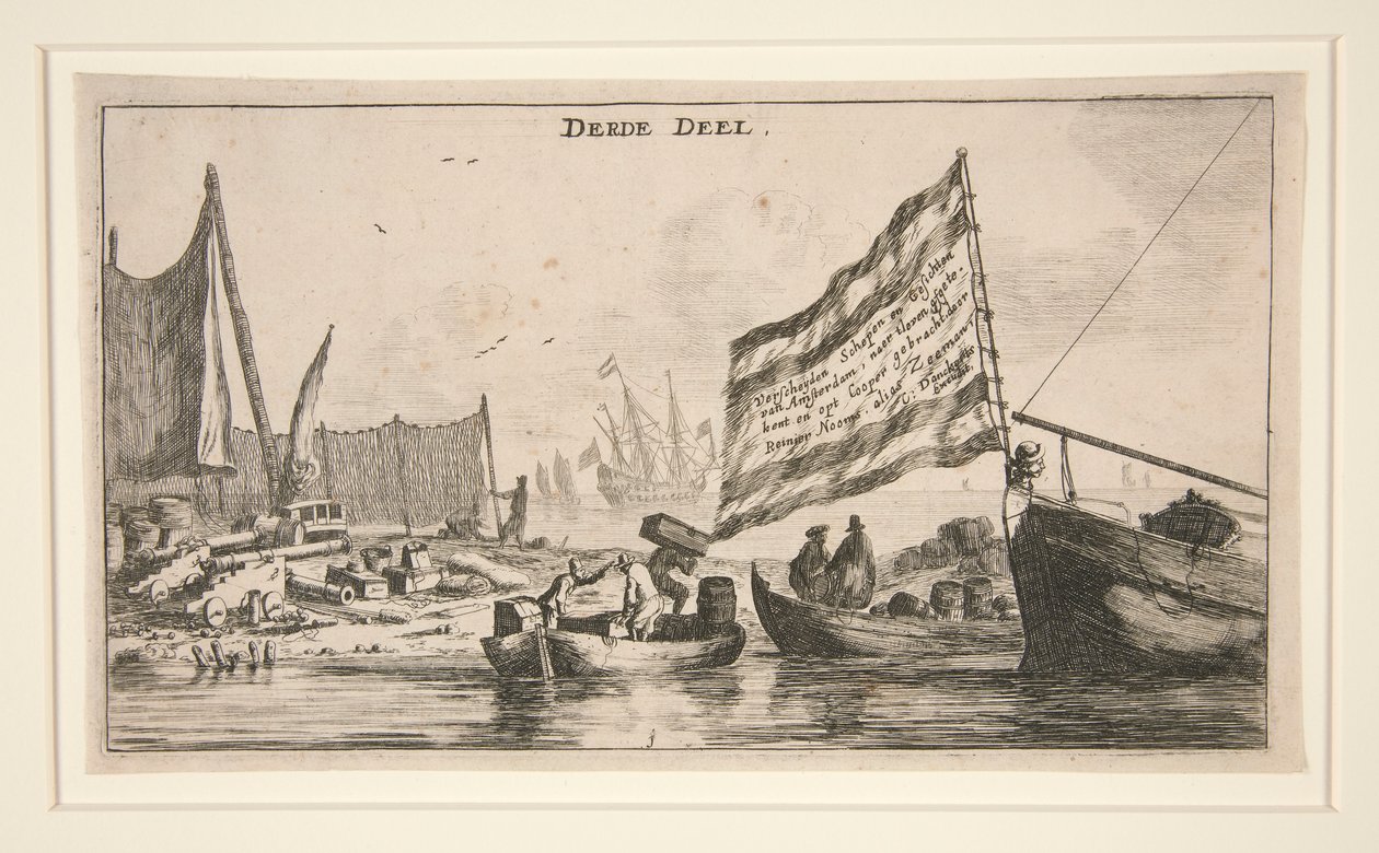Vedute di Amsterdam, pagina del titolo Terza serie da Reinier Nooms