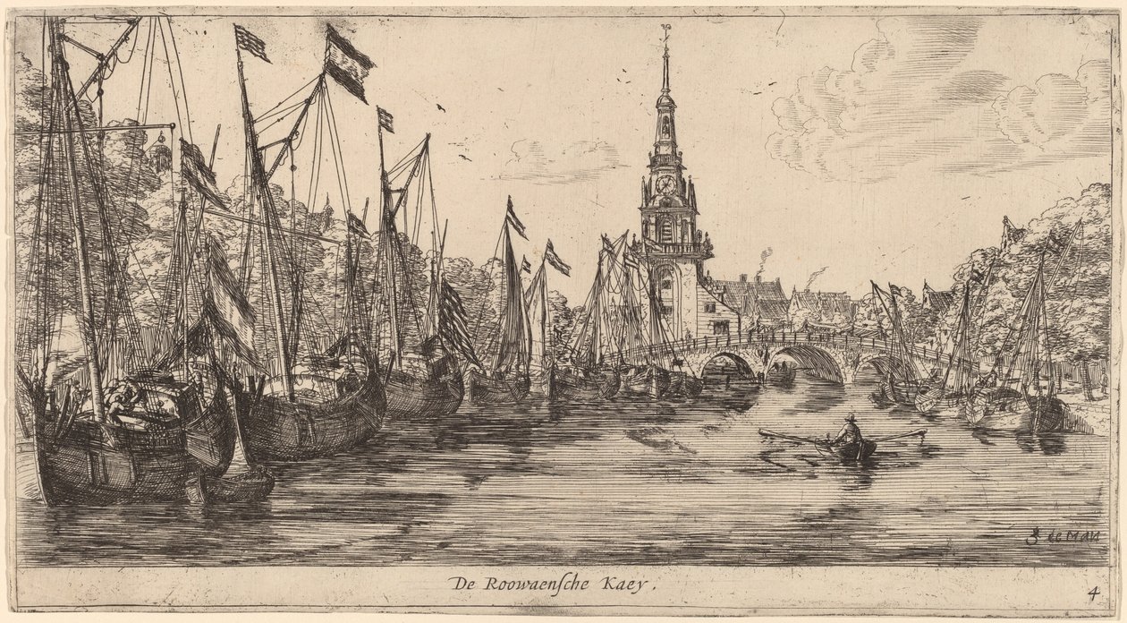 Roowaensche Quay da Reinier Nooms, called Zeeman
