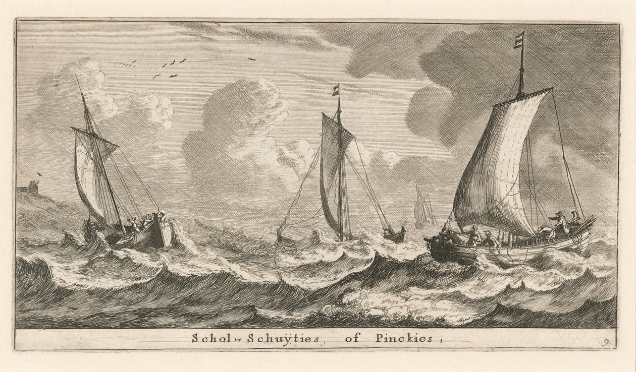 "Scholshuiten" o "Pinken" da Reinier Nooms, called Zeeman