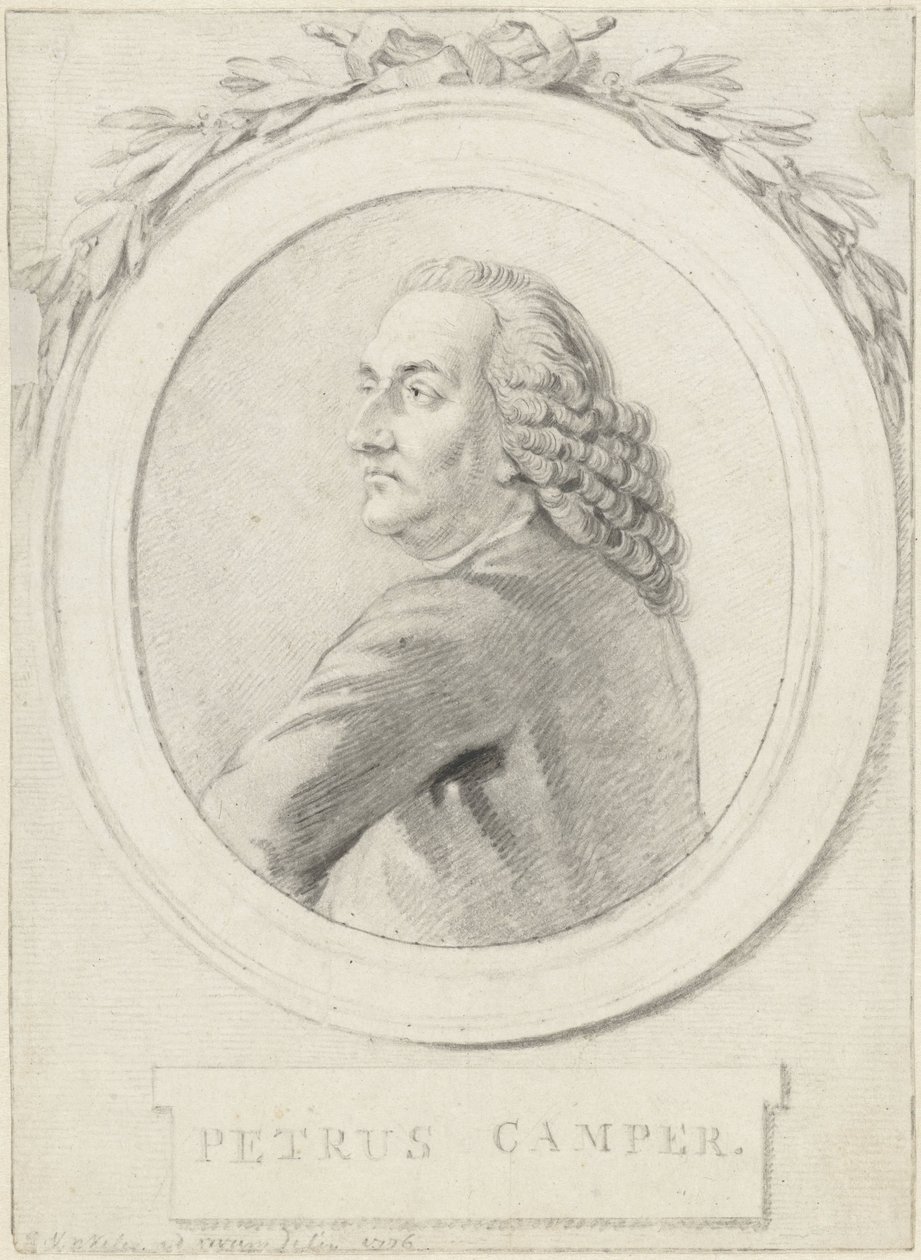 Ritratto del professor Petrus Camper da Reinier Vinkeles (I)