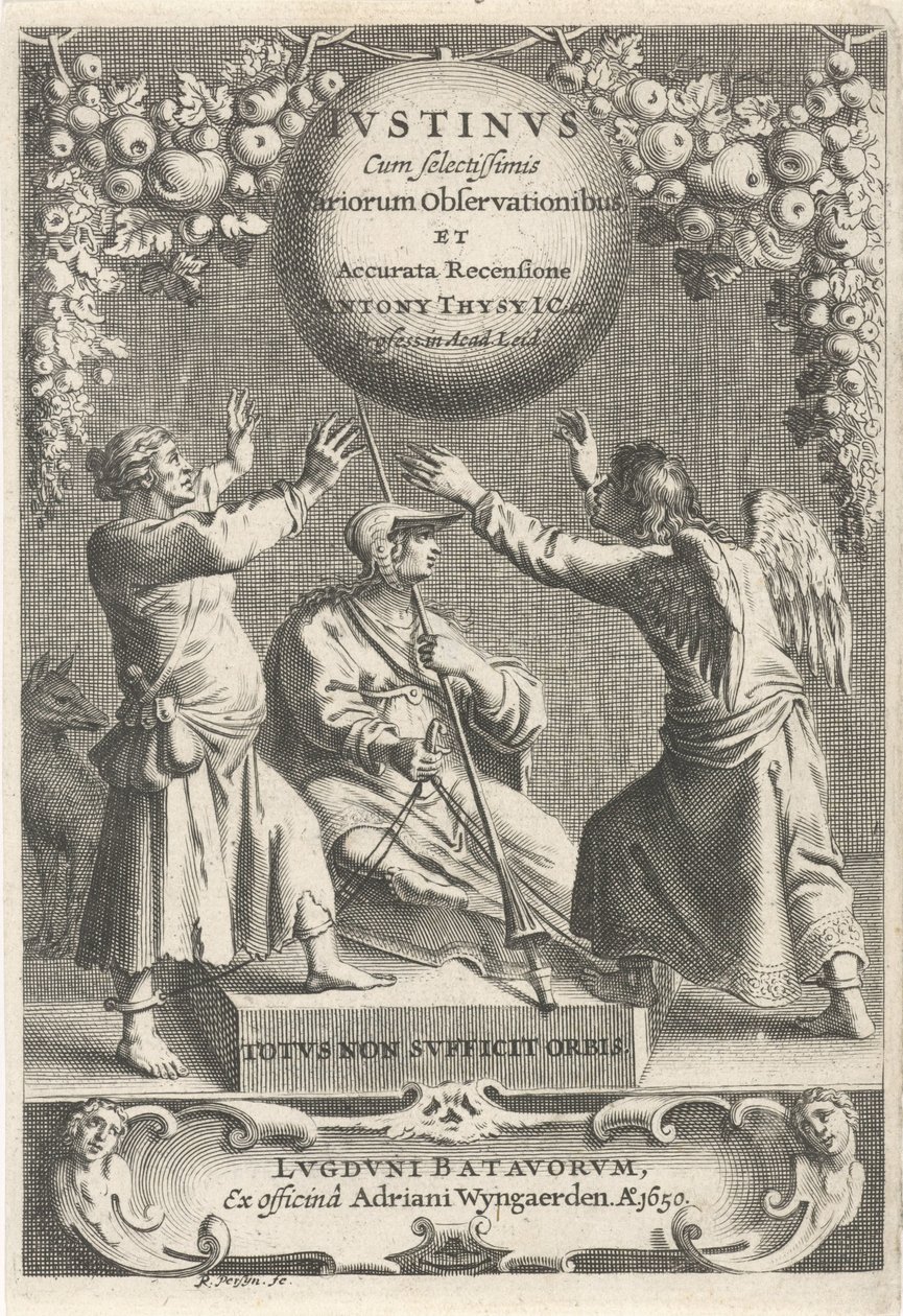 Minerva e due figure incatenate da Reinier van Persijn