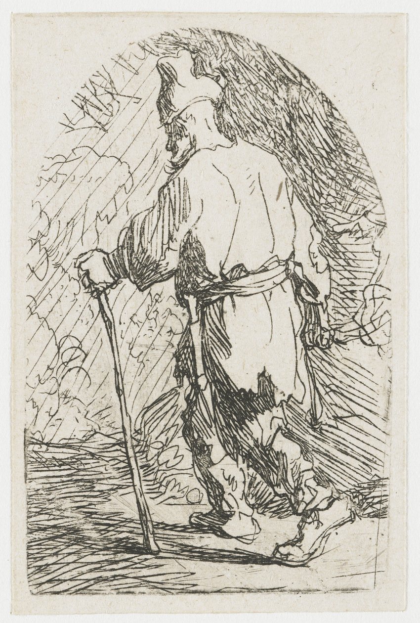 La Fuga in Egitto da Rembrandt van Rijn