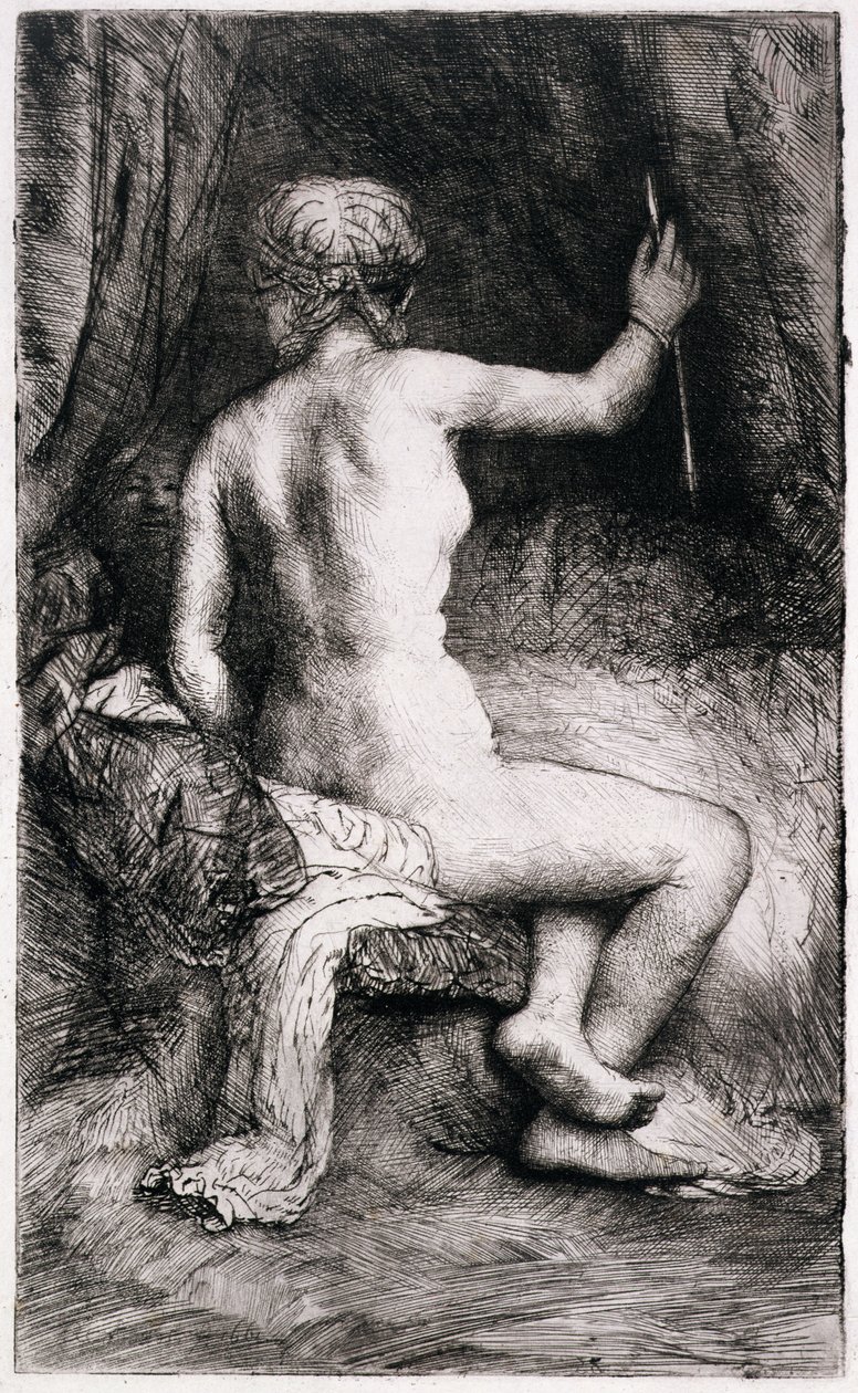 AD.12.39-153 La donna con la freccia, 1661 da Rembrandt van Rijn
