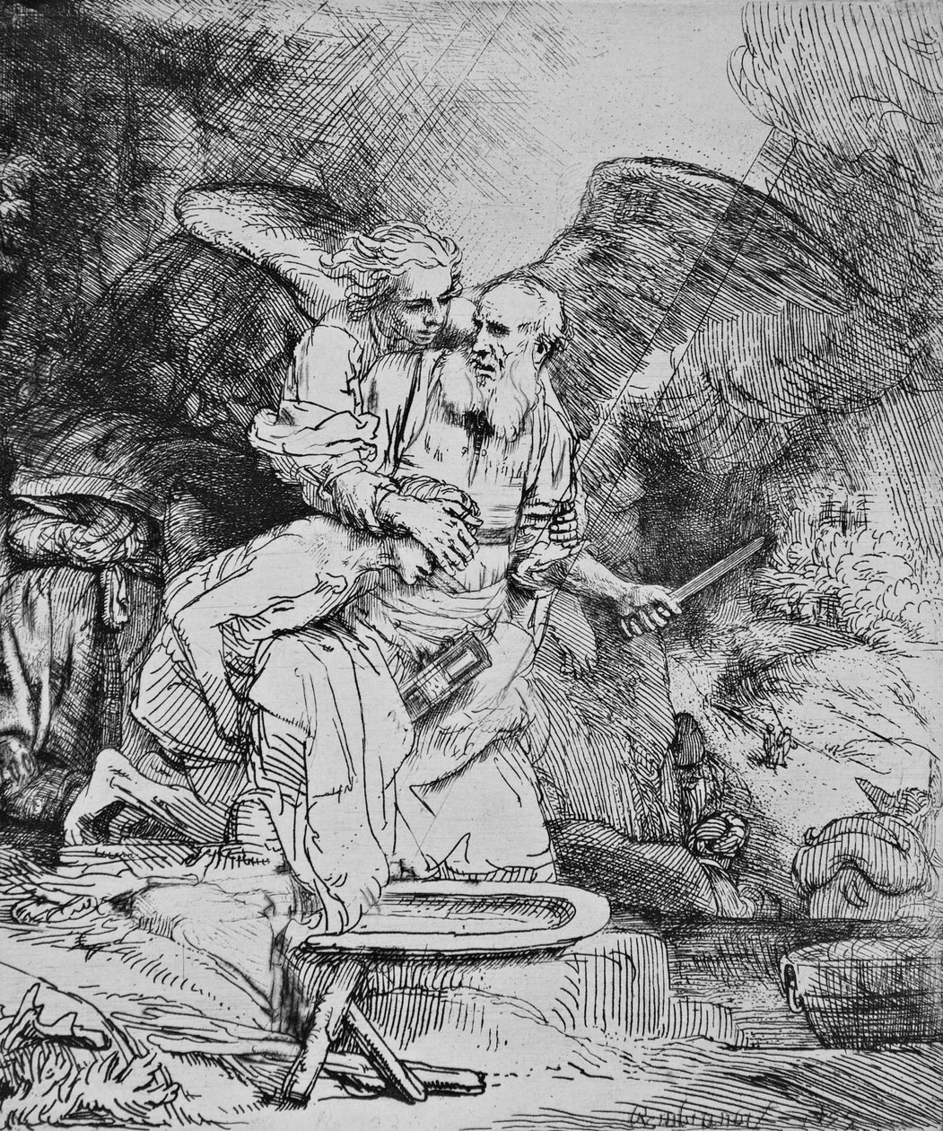 Il sacrificio di Abramo da Rembrandt van Rijn