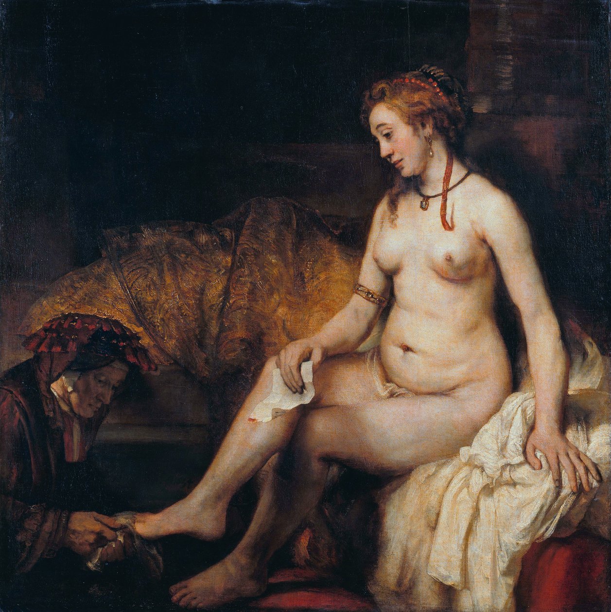 Betsabea con la lettera di Davide da Rembrandt van Rijn