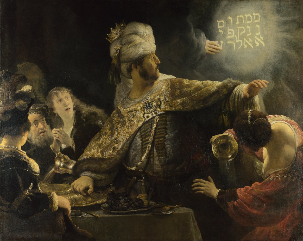 Il banchetto di Baldassarre da Rembrandt van Rijn