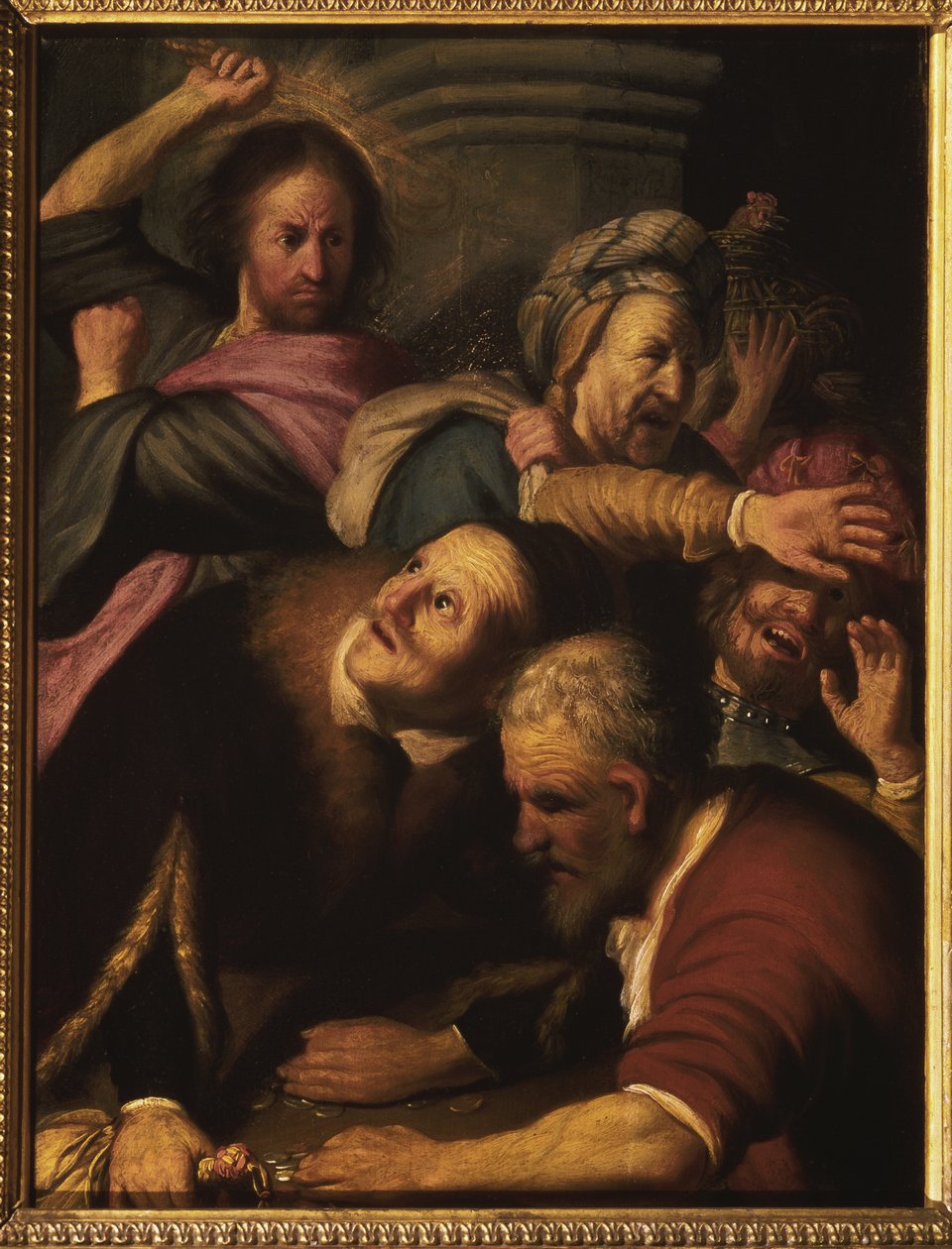 Cristo scaccia i mercanti dal tempio, 1626 da Rembrandt van Rijn
