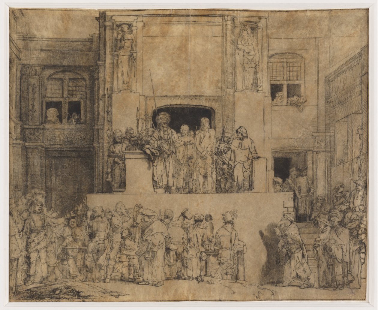 Cristo presentato al popolo da Rembrandt van Rijn