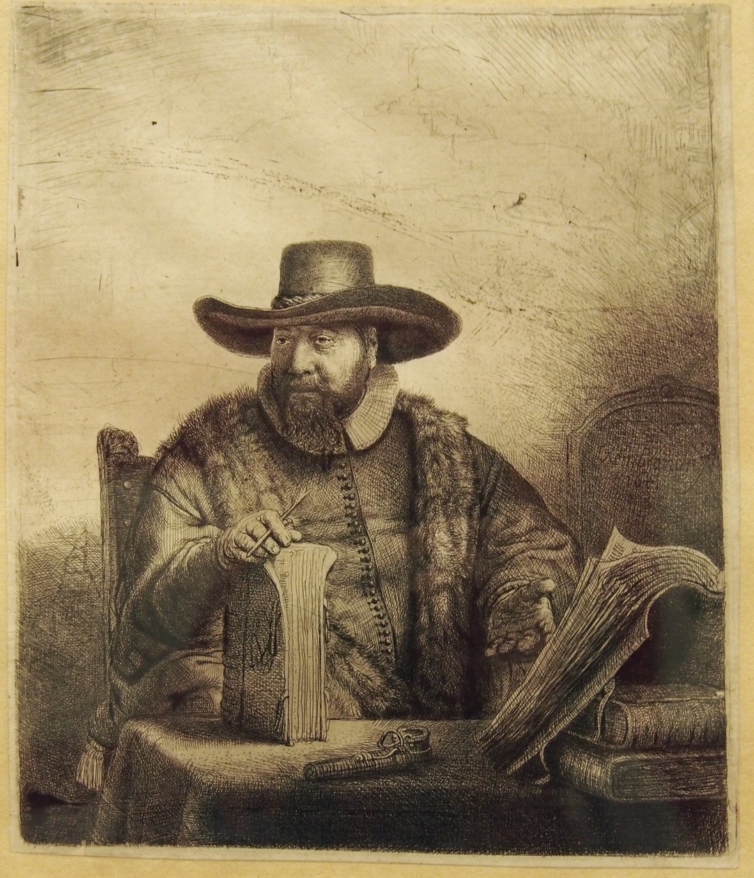 Ritratto di Cornelis Claesz Anslo da Rembrandt van Rijn