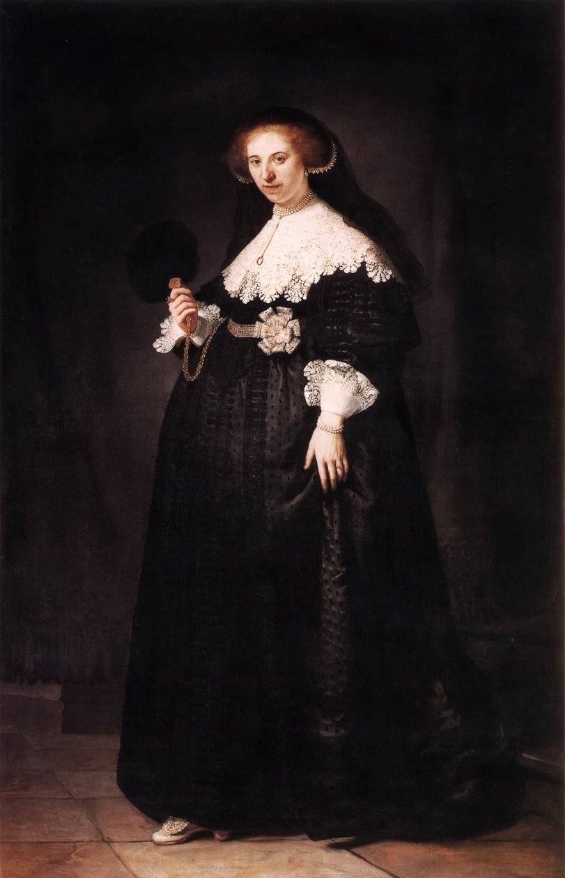 Ritratto di Oopjen Coppit da Rembrandt van Rijn